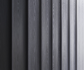 现代黑色实木护墙板-ID:416938076