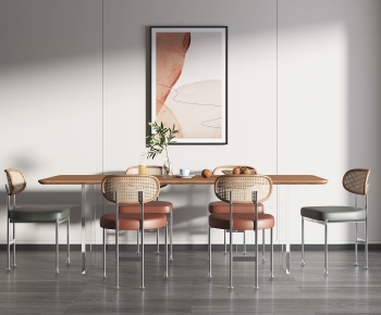Modern Dining Table And Chairs-ID:730030596