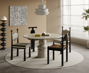 Modern Dining Table And Chairs-ID:399516118