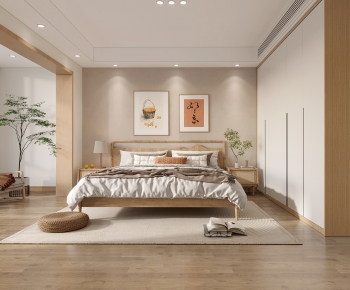 Japanese Style Bedroom-ID:687026029