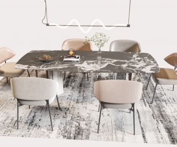Modern Dining Table And Chairs-ID:853719763