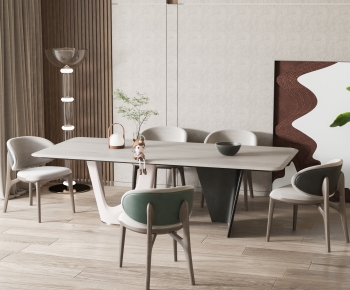 Modern Dining Table And Chairs-ID:813064106