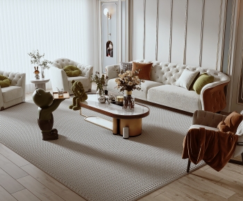 Simple European Style Sofa Combination-ID:867484094
