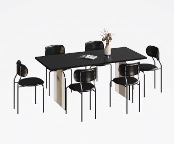 Modern Dining Table And Chairs-ID:127405885