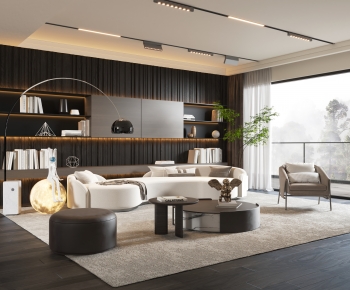 Modern A Living Room-ID:964180959