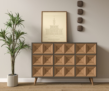 Nordic Style Entrance Cabinet-ID:400080713