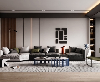 Modern A Living Room-ID:809348114