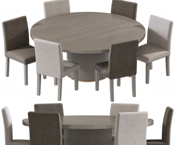 Modern Dining Table And Chairs-ID:588717944