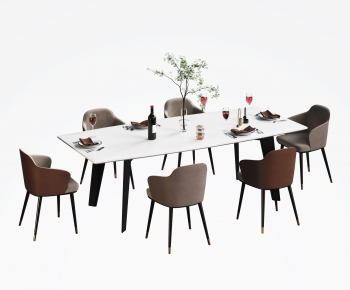 Modern Dining Table And Chairs-ID:209223996