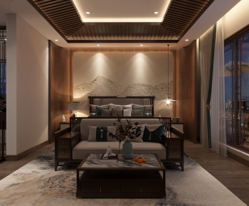 Chinese Style Bedroom-ID:815371046