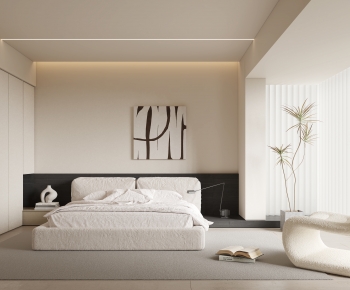 Wabi-sabi Style Bedroom-ID:255329622