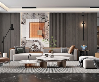 Modern A Living Room-ID:752410918