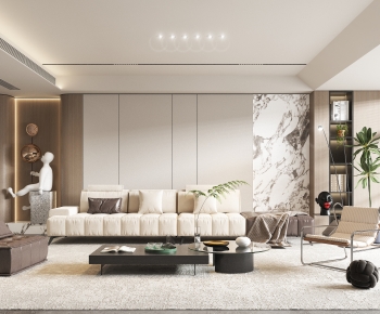 Modern A Living Room-ID:661828041