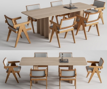 Nordic Style Dining Table And Chairs-ID:410129079