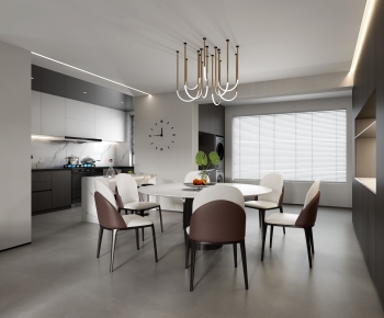 Modern Dining Room-ID:671308995