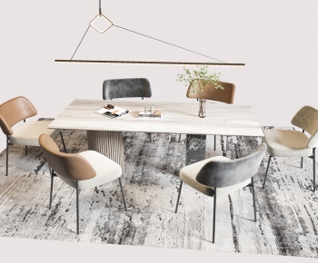 Modern Dining Table And Chairs-ID:954690049