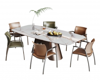 Modern Dining Table And Chairs-ID:822170026