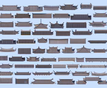New Chinese Style Building Component-ID:967048887