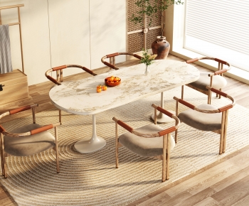 Modern Dining Table And Chairs-ID:442846068