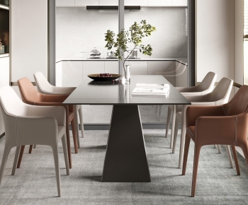 Modern Dining Table And Chairs-ID:748698004