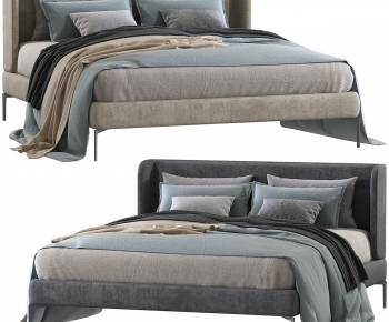 Modern Double Bed-ID:202819117