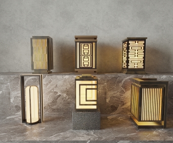 Modern Chinese Style Outdoor Light-ID:793099429