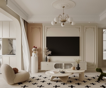 French Style A Living Room-ID:152786029