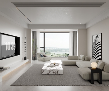 Modern A Living Room-ID:765917064