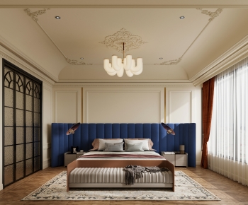 Simple European Style Bedroom-ID:239290956