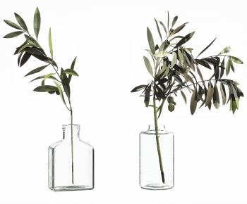 现代植物花瓶摆件-ID:957978016