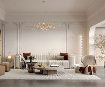 French Style A Living Room-ID:935313941