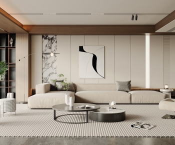 Modern A Living Room-ID:378679997