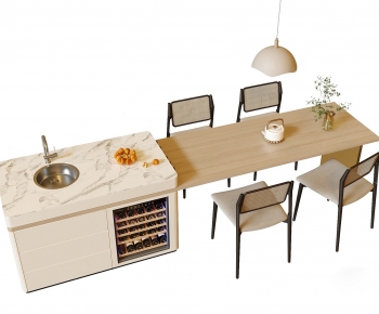 Modern Dining Table And Chairs-ID:537982947