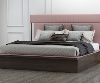 Modern Double Bed-ID:969710111
