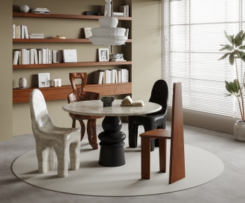Modern Dining Table And Chairs-ID:890111924