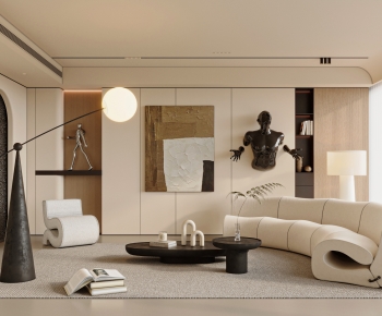 Wabi-sabi Style A Living Room-ID:918931962