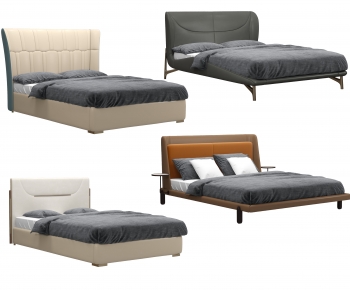 Modern Double Bed-ID:324182996