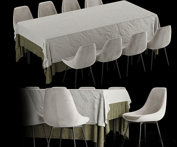 Modern Dining Table And Chairs-ID:425239096