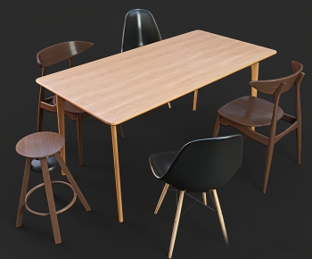 Modern Dining Table And Chairs-ID:346291071