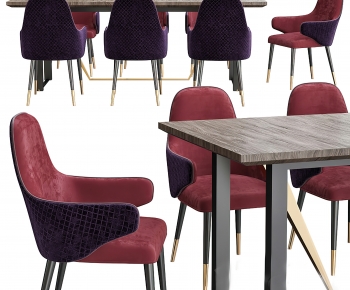 Modern Dining Table And Chairs-ID:347436903