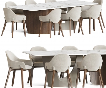 Modern Dining Table And Chairs-ID:227052938