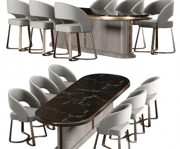 Modern Dining Table And Chairs-ID:351494073