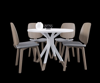 Modern Dining Table And Chairs-ID:633877993