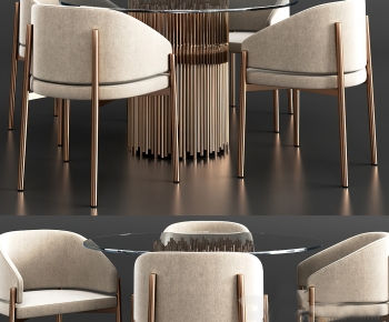 Modern Dining Table And Chairs-ID:959772113