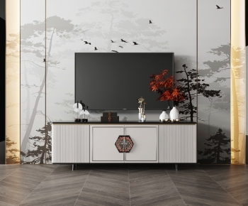 New Chinese Style TV Cabinet-ID:683458099