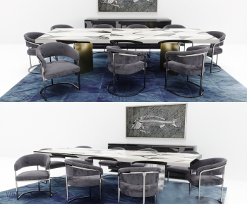 Modern Dining Table And Chairs-ID:960550333