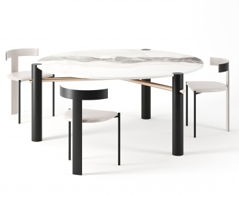 Modern Dining Table And Chairs-ID:135647064