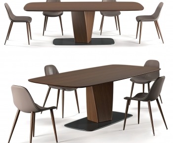 Modern Dining Table And Chairs-ID:747315884