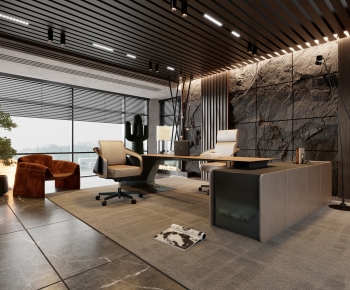 Modern Manager's Office-ID:700531045
