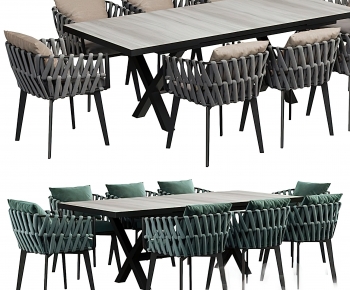 Modern Dining Table And Chairs-ID:492902041